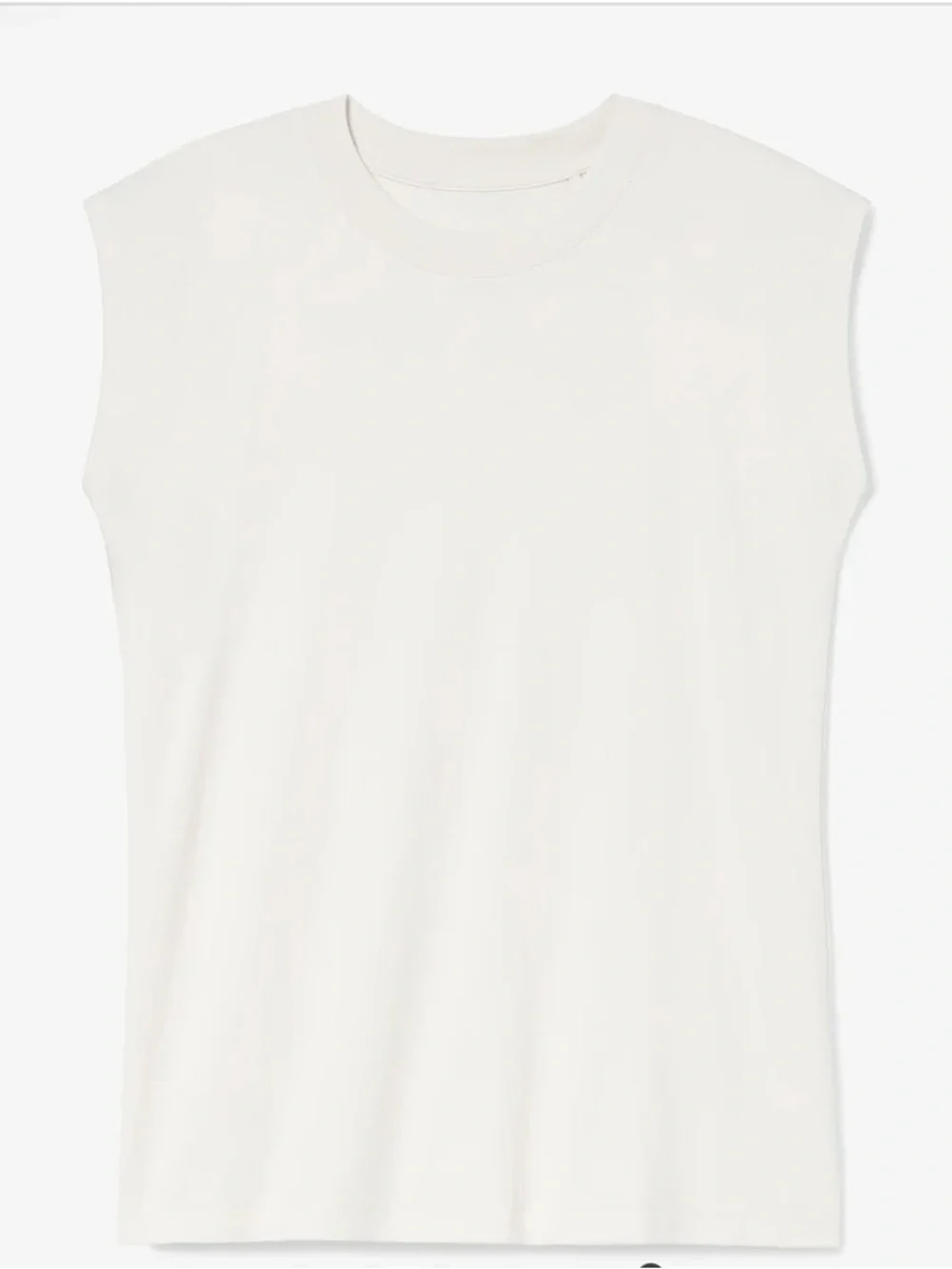 MM Lafleur Ivory Alina Muscle Tee Size Size Large - Picture 3 of 7
